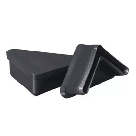Corner Feet 90 deg 25 Pack 1 1/4” Angle Iron PVC End Caps Fits 1/8" Metal 