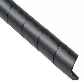 Black Spiral Wrap Hose Protector 1.25 OD 100 Length 