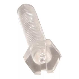 Machine Screw Hex Slotted Clear