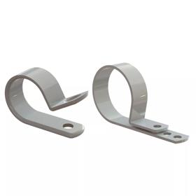 Cable Clamps P Style Screw Mount Nylon Natural