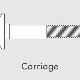 mono carriage screw