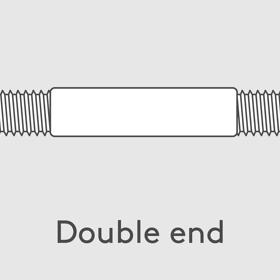 mono double end thread