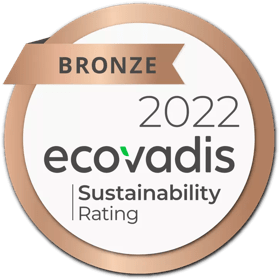 Bronzové hodnocení udržitelnosti Ecovadis 2022